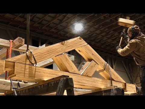 I built a timber truss with zero fasteners