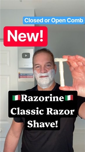 How to Shave: 🇮🇹Razorine🇮🇹 Classic Resin Safety Razor #razor #shaving #skincare #new #howto