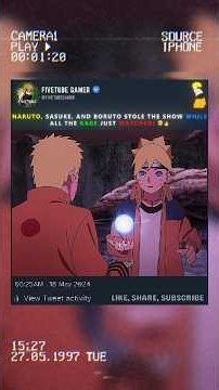 Naruto And Boruto Used Super Massive Rasengan And Cooked Momoshiki 🥶🔥