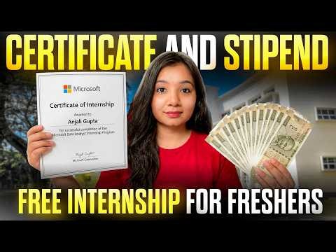 🔥300+ FREE Online Internships with CERTIFICATE + STIPEND For Freshers
