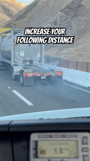 Increase Your Following Distance #trendingshorts #trending #trucking #cdl #truckdriver