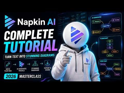 🤯 Napkin AI Complete Tutorial (2026) | Turn Text Into Stunning Diagrams with AI 🚀