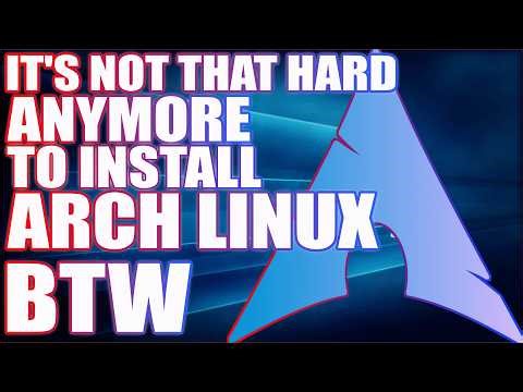 Scared of Arch? Don't be its easy! Let me show you de way!