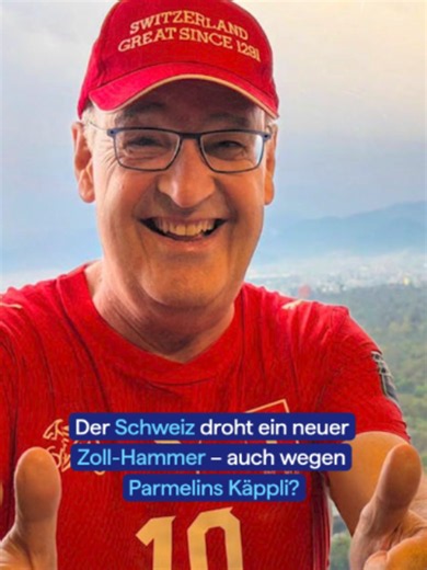 Schweiz droht neuer Zoll-Hammer – auch wegen Parmelins Chäppli? 📈 #20min #news #schweiz #zollhammer #usa