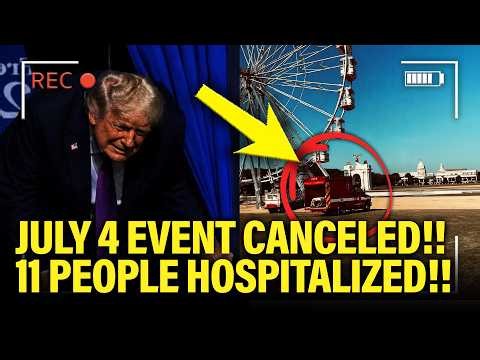 Trump LOSES IT as EMERGENCY STRIKES JULY 4 EVENT!!!