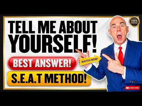 TELL ME ABOUT YOURSELF & INTRODUCE YOURSELF! (The Best Answers for Job Interviews) PASS GUARANTEED!