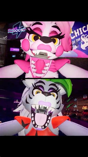Glamrock Mangle vs Roxanne Wolf Jumpscare