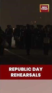 Rehearsals Underway for 26th January Republic Day Parade at Kartavya Path, Delhi