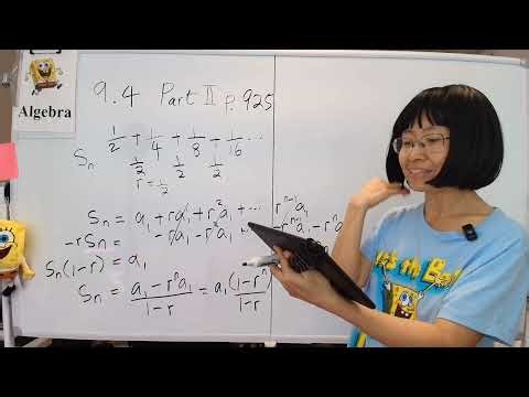 Algebra Chapter 9.4 Part 2 Series and Their Notations with free Openstax textbook