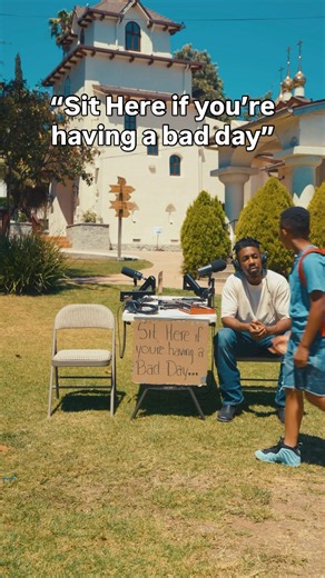 “Sit here if you’re having a bad day” #shorts