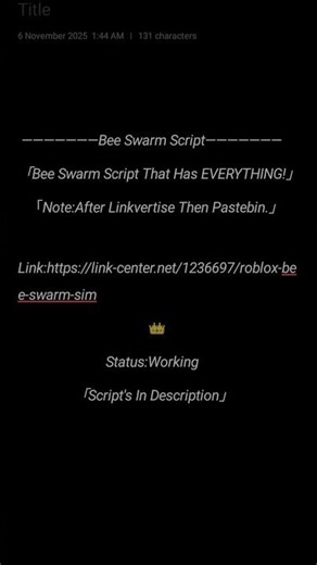 Bee Swarm Script That Has EVERYTHING!
