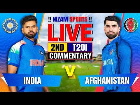 🔴Live: India vs Afghanistan | 2nd T20I | Live Cricket Score & Commentary