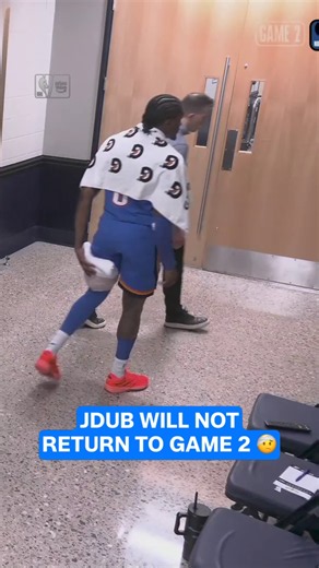 JDub exits the game with a left hamstring injury and will not return. #NBAonPrimeVideo