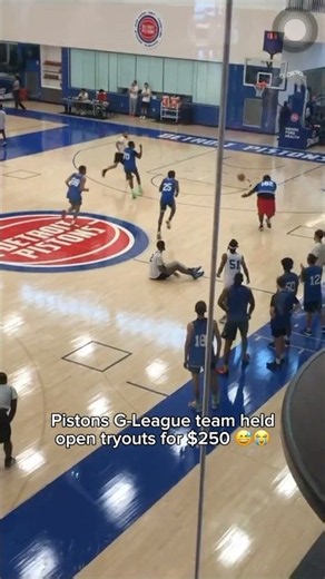 Pistons G-League open tryouts went as you would expect 😂