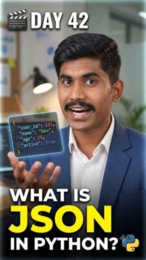 🚀 What is JSON? | #python #coding #aiengineer #interview #beginners #basics #shorts