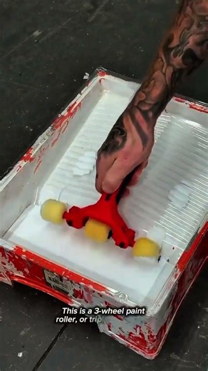 This Genius Triple Paint Roller Coats Every Side in One Smooth Pass
