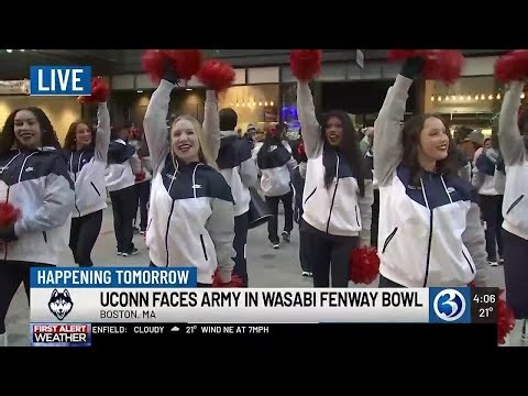 UConn football team preparing for second straight Wasabi Fenway Bowl appearance against Army