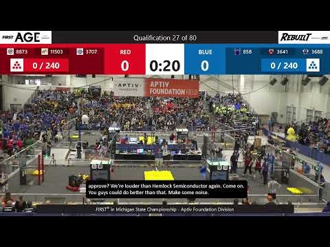 2026 FIRST in Michigan State Championship - Aptiv Division - Day 2