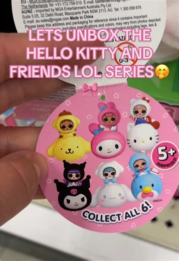 Unboxing Hello Kitty and Friends LOL Dolls: Adorable Surprises