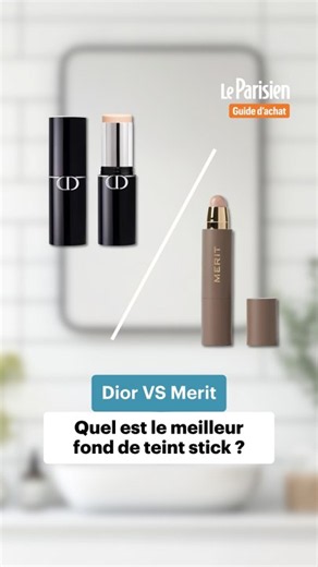 Stick fond de teint Dior vs Merit : lequel choisir pour ses vacances ?
