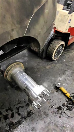 Toyota Prius with 54 Inch Tires and 26 Spacers