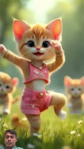 Cute Cat videos funny dance 🤩💃🐾 Videos for cats| बिल्ली डांस | Funny cats #funny​ #dancingcat​ #cat​
