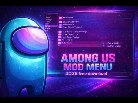 New Among Us Hack Menu | Among Us Cheat | Download Tutorial | among us mod menu