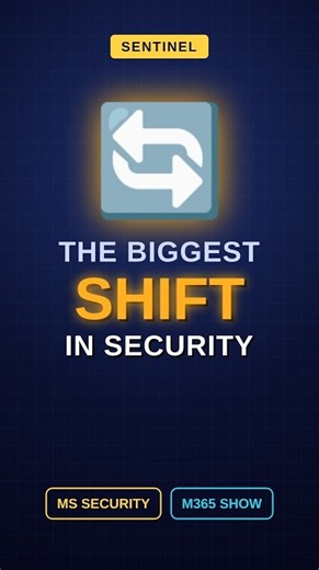 The Biggest Shift in Microsoft Security Right Now (Sentinel) 🔄