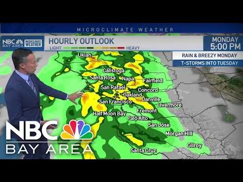 Rob's forecast: rain and chance for thunderstorms start the week