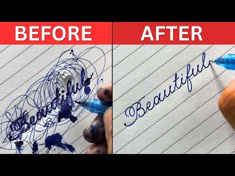 I Turned My Ugly Handwriting Into Beautiful Cursive in Seconds!