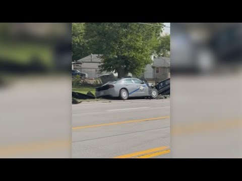 VIDEO: KSP trooper involved in crash on Dixie Highway