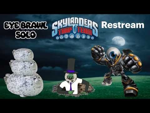 Destroying Skylanders Trap Team with only EYE BRAWL!!