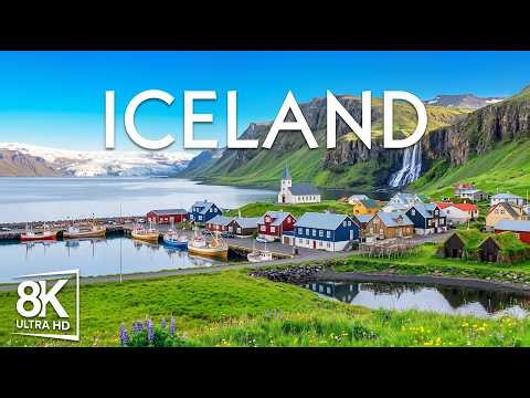 Iceland 8K UHD | Emerald Valleys, Majestic Waterfalls & Grazing Icelandic Horses