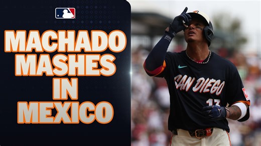 Manny Machado MASHES a two-run homer for the Padres at the Mexico City Series! 😮‍💨 | MLB Highlights