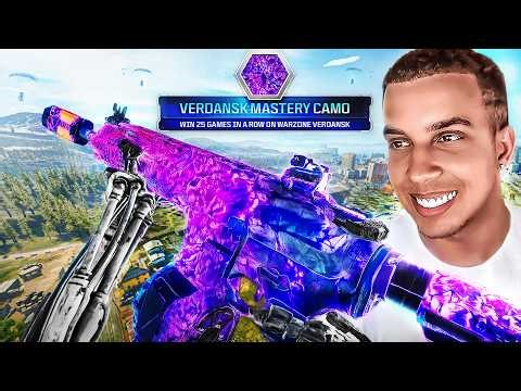 I UNLOCKED the SECRET CAMO in Verdansk! (25 WIN STREAK CAMO)