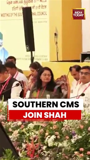 Southern CMs Join Amit Shah At Council Meet | Key Centre-State Issues Take Centre Stage #amitshah