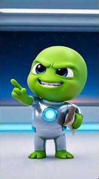 Zorp the Alien’s Hilarious Octopus Hunt! 😂👽 Cute 3D Cartoon Shorts