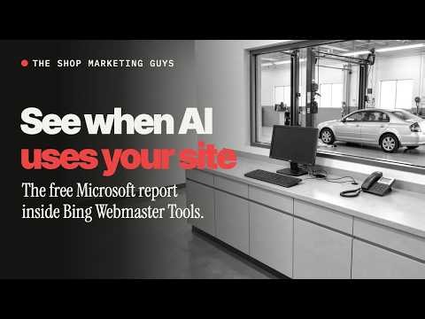 Bing Webmaster Tools for Auto Repair Shops: What AI Does With Your Site | The Shop Marketing Guys