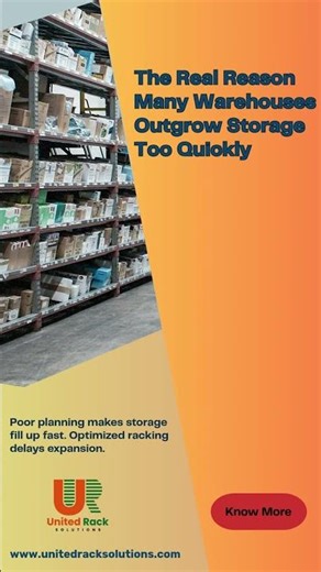 Why Warehouses Outgrow Storage Fast | Pallet Racking Design That Saves Space and Cost #rack