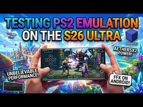 Testing PS2 Emulation on the Samsung Galaxy S26 ULTRA!
