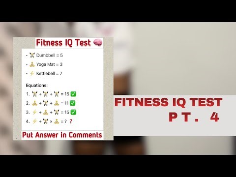 FITNESS IQ Test 🧠