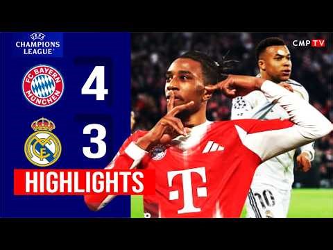 Bayern Munich vs Real Madrid 4-3 Highlights #uefa #championsleague #football