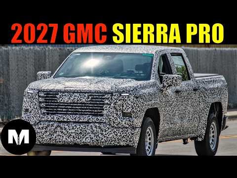 2027 GMC Sierra Pro Spied: FIRST LOOK / PHOTOS