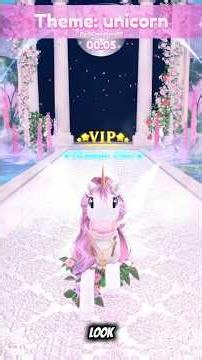 Build to impress a unicorn in only 6 minutes!! #dresstoimpress #dtiroblox #roblox