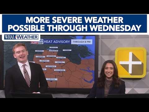 More severe weather through Wednesday | Week of Weather with Grant and Elizabeth 07.19