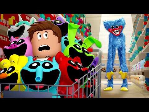 He Survived in a TOY STORE OVERNIGHT! (Roblox Movie)