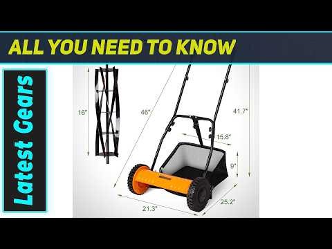 Walensee 16-Inch 5-Blade Reel Mower: The Quietest Way to Perfect Grass?
