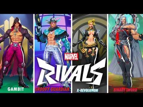 MARVEL RIVALS SEASON 1-7 - ALL Characters & Skins comparison Animations HD 1080p 60 fps