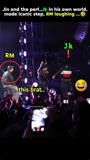 Jk doing swimming step in mid of SWIM performance, Rm laughing 🤣😂