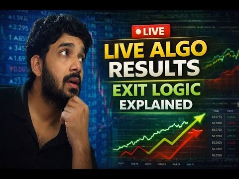 Algo Trading Live Results | Exit Condition Logic Explained (Real Running Algorithm)